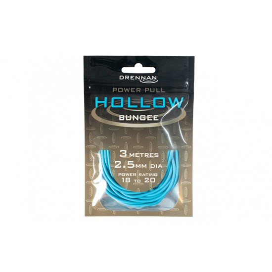 Elastic Rubeziana Drennan - Power Pull Hollow Bungee 2.5mm 3m